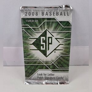 NWT 2008 Upper Deck SP Baseball Card Retail Pack